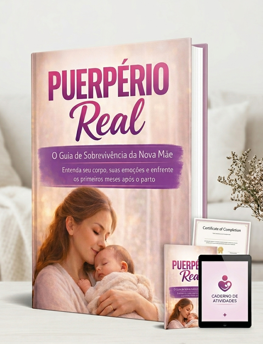 Puerpério Real — O Guia de Sobrevivência da Nova Mãe